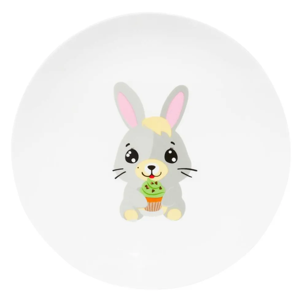 Talerz deserowy 19 cm Betty i Bunny