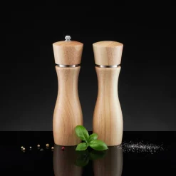 Zestaw do soli i pieprzu 20 cm Natural
