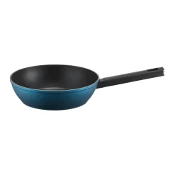 Zestaw patelni z powłoką Qualum Basic 3-elementowy Azzurro