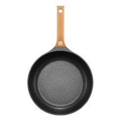 Zestaw patelni z powłoką Qualum Basic Stone Edition 3-elementowy Camel